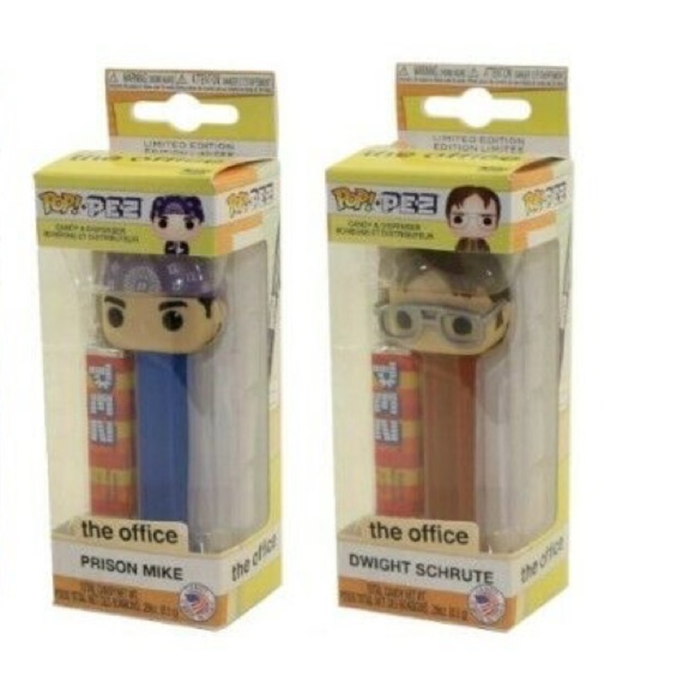 NIB FUNKO POP PRISON MIKE DWIGHT THE OFFICE PEZ
